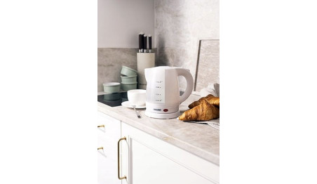 Czajnik Elektroniczny Plastikowy 1L Biały Mesko