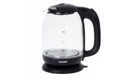 Czajnik Szklany Elektryczny Bezprzewodowy 1,7L Mesko