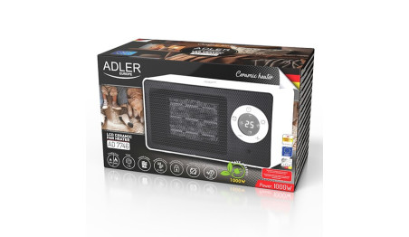 Termowentylator Ceramiczny Grzejnik Farelka z LCD