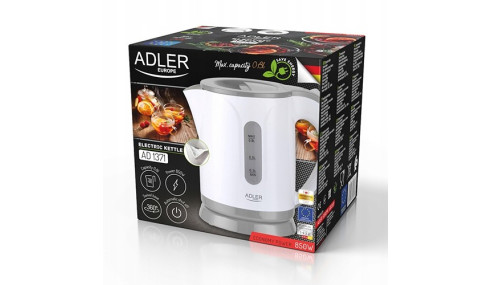 Czajnik Elektryczny Bezprzewodowy Plastikowy 0,8L Mały