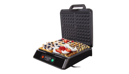 GOFROWNICA 1500W Chrupiące Puszyste Gofry Adler