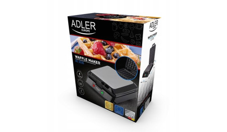 GOFROWNICA 1500W Chrupiące Puszyste Gofry Adler