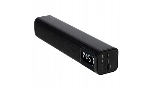 GŁOŚNIK RADIOBUDZIK ZEGAR BUDZIK Bluetooth/USB/AUX