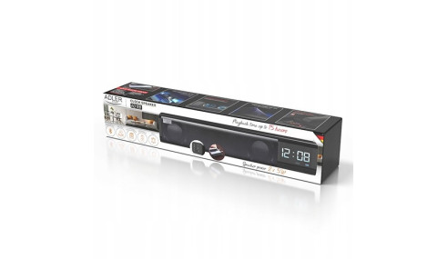 GŁOŚNIK RADIOBUDZIK ZEGAR BUDZIK Bluetooth/USB/AUX