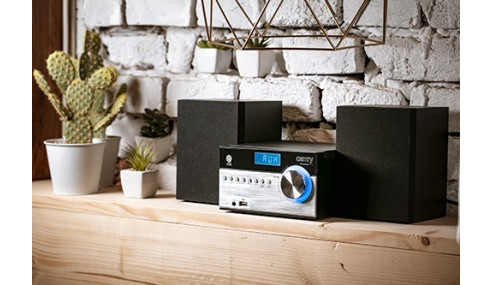 Mini Wieża HiFi z Bluetooth Stereo FM/CD/USB X-BASS