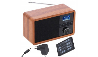 Radio DAB FM Prenośne + Bluetooth Pilot Zegar LCD