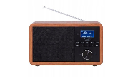 Radio DAB FM Prenośne + Bluetooth Pilot Zegar LCD