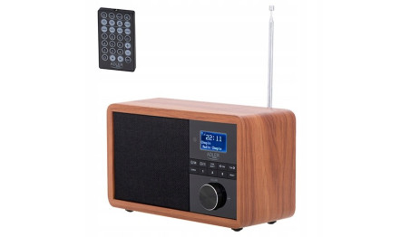 Radio DAB FM Prenośne + Bluetooth Pilot Zegar LCD