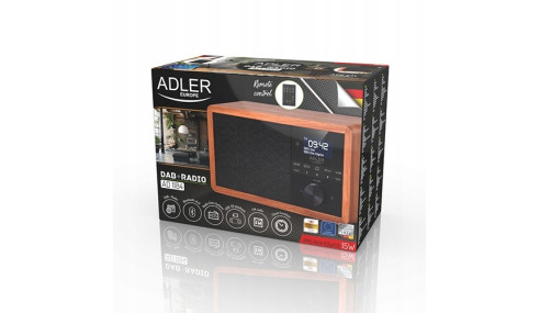 Radio DAB FM Prenośne + Bluetooth Pilot Zegar LCD