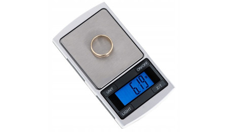 Waga Precyzyjna Jubilerska Dokładność 0,01g LCD