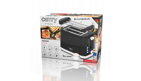 TOSTER OPIEKACZ 2 tosty Camry 900W