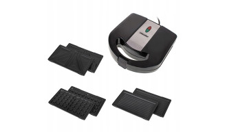 TOSTER OPIEKACZ DO KANAPEK TOSTÓW SANDWICH 3 w 1 MESKO 1000W