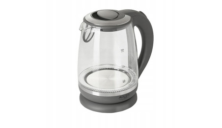 CZAJNIK ELEKTRYCZNY SZKLANY LED 2L 2200W ADLER AD1286