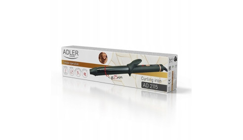 Lokówka Klasyczna Ceramiczna - 25mm Czarna Adler