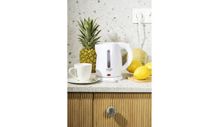 Mały Elektryczny Czajnik Plastikowy 1L Biały