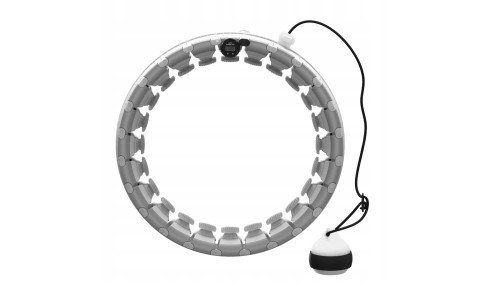 HULA HOP Odchudzające z Obciążeniem WYPUSTKI + MASAŻER Mocne łożyska z LCD