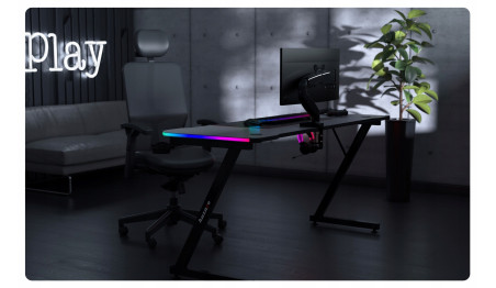 UCHWYT na MONITOR TV LED LCD Biurkowy OBROTOWY 360° uniwersalny 15" - 27"