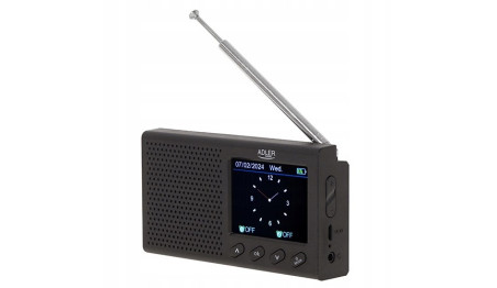 RADIO PRZENOŚNE KUCHENNE RETRO LCD BLUETOOTH ZEGAR ANTENA FM USB