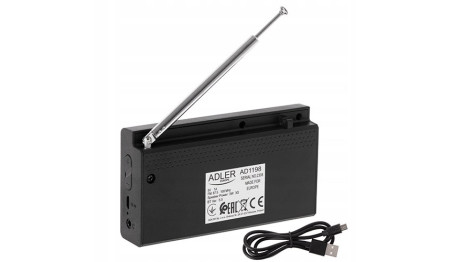 RADIO PRZENOŚNE KUCHENNE RETRO LCD BLUETOOTH ZEGAR ANTENA FM USB