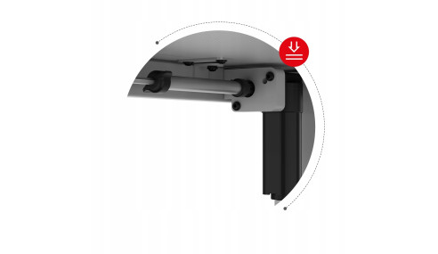 BIURKO GAMINGOWE ELEKTRYCZNE KOMPUTEROWE STOLIK DLA GRACZA REGULACJA HUZARO