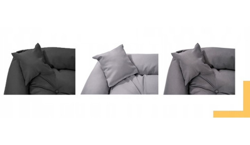 LEGOWISKO POSŁANIE KOJEC ŁÓŻKO DLA PSA ANTYPOŚLIZGOWE + PODUSZKI 75x65CM PL