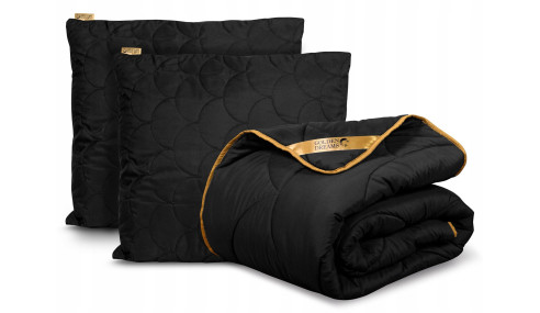 KOŁDRA CAŁOROCZNA ANTYALERGICZNA 140x200 ODDYCHAJĄCA + PODUSZKA KOMPLET PL