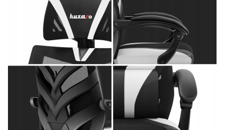 FOTEL GAMINGOWY obrotowy komputerowy biurowy PODNÓŻEK Krzesło dla Gracza