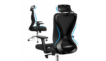 FOTEL BIUROWY OBROTOWY GAMINGOWY PROFILOWANE KRZESŁO BIUROWE MARK ADLER