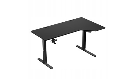 BIURKO GAMINGOWE ELEKTRYCZNE KOMPUTEROWE STOLIK DLA GRACZA REGULACJA HUZARO