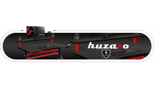 Biurko Gracza Stolik Gamingowy Nadstawka/Półka na Monitor Huzaro Hero 5.0