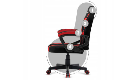 FOTEL GAMINGOWY DLA DZIECKA GRACZA DZIECIĘCY