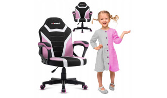 FOTEL GAMINGOWY DLA DZIECKA GRACZA DZIECIĘCY