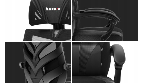 FOTEL GAMINGOWY obrotowy komputerowy biurowy PODNÓŻEK Krzesło dla Gracza