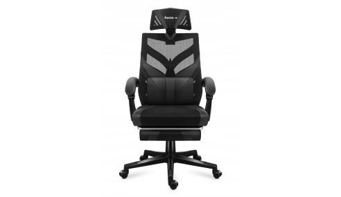 FOTEL GAMINGOWY obrotowy komputerowy biurowy PODNÓŻEK Krzesło dla Gracza
