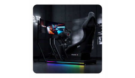 Podstawa TV Stojak na Telewizor Monitor dla Graczy do 50kg Regulacja Huzaro