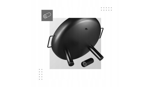 PALENISKO OGRODOWE 60CM OGNISKO GRILL WYSOKIE BBQ