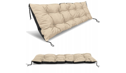 PODUSZKA NA ŁAWKĘ OGRODOWĄ HUŚTAWKĘ LEŻAK TARAS FOTEL 120x40cm WODOODPORNA