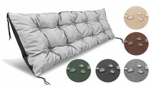 PODUSZKA NA ŁAWKĘ OGRODOWĄ HUŚTAWKĘ LEŻAK TARAS FOTEL 120x40cm WODOODPORNA