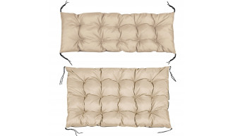 PODUSZKA NA ŁAWKĘ OGRODOWĄ HUŚTAWKĘ LEŻAK TARAS FOTEL 120x80cm WODOODPORNA 2