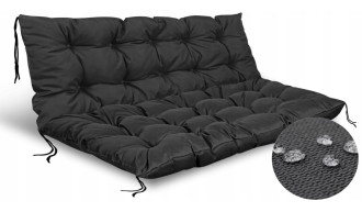 PODUSZKA NA ŁAWKĘ OGRODOWĄ HUŚTAWKĘ LEŻAK TARAS FOTEL 120x80cm WODOODPORNA