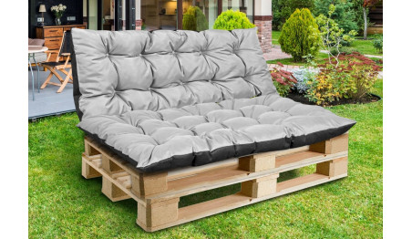 PODUSZKA NA ŁAWKĘ OGRODOWĄ HUŚTAWKĘ LEŻAK TARAS FOTEL 120x80cm WODOODPORNA