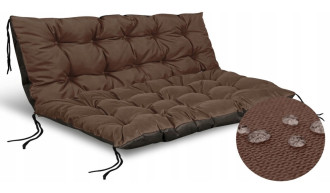 PODUSZKA NA ŁAWKĘ OGRODOWĄ HUŚTAWKĘ LEŻAK TARAS FOTEL 120x80cm WODOODPORNA