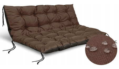 PODUSZKA NA ŁAWKĘ OGRODOWĄ HUŚTAWKĘ LEŻAK TARAS FOTEL 120x80cm WODOODPORNA