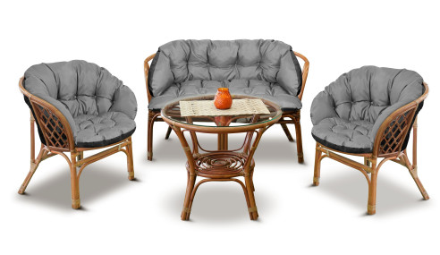 Poduszka ogrodowa 190x40 cm na kanapę ławkę wodoodporna szara