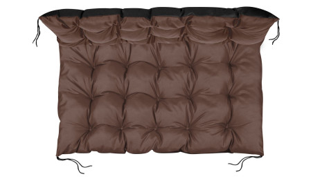 Poduszka ogrodowa 120/80 cm + 120/40 cm na ławkę palety wodoodporna brązowy