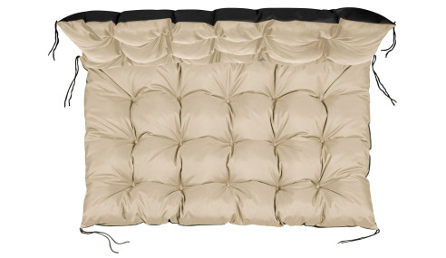 Poduszka ogrodowa 120/80 cm + 120/40 cm na ławkę palety wodoodporna beżowy