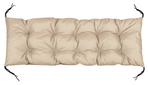 Poduszka ogrodowa 120/80 cm + 120/40 cm na ławkę palety wodoodporna beżowy