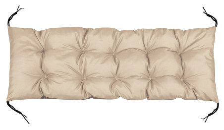 Poduszka ogrodowa 120/80 cm + 120/40 cm na ławkę palety wodoodporna beżowy