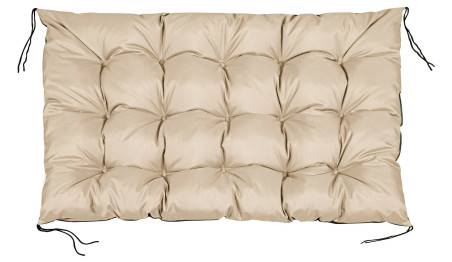 Poduszka ogrodowa 120/80 cm + 120/40 cm na ławkę palety wodoodporna beżowy