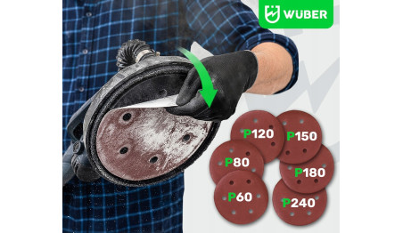 SZLIFIERKA ŻYRAFA DO GIPSU GŁADZI TYNKÓW Z ODSYSEM LED 360st 6xPAPIER TORBA